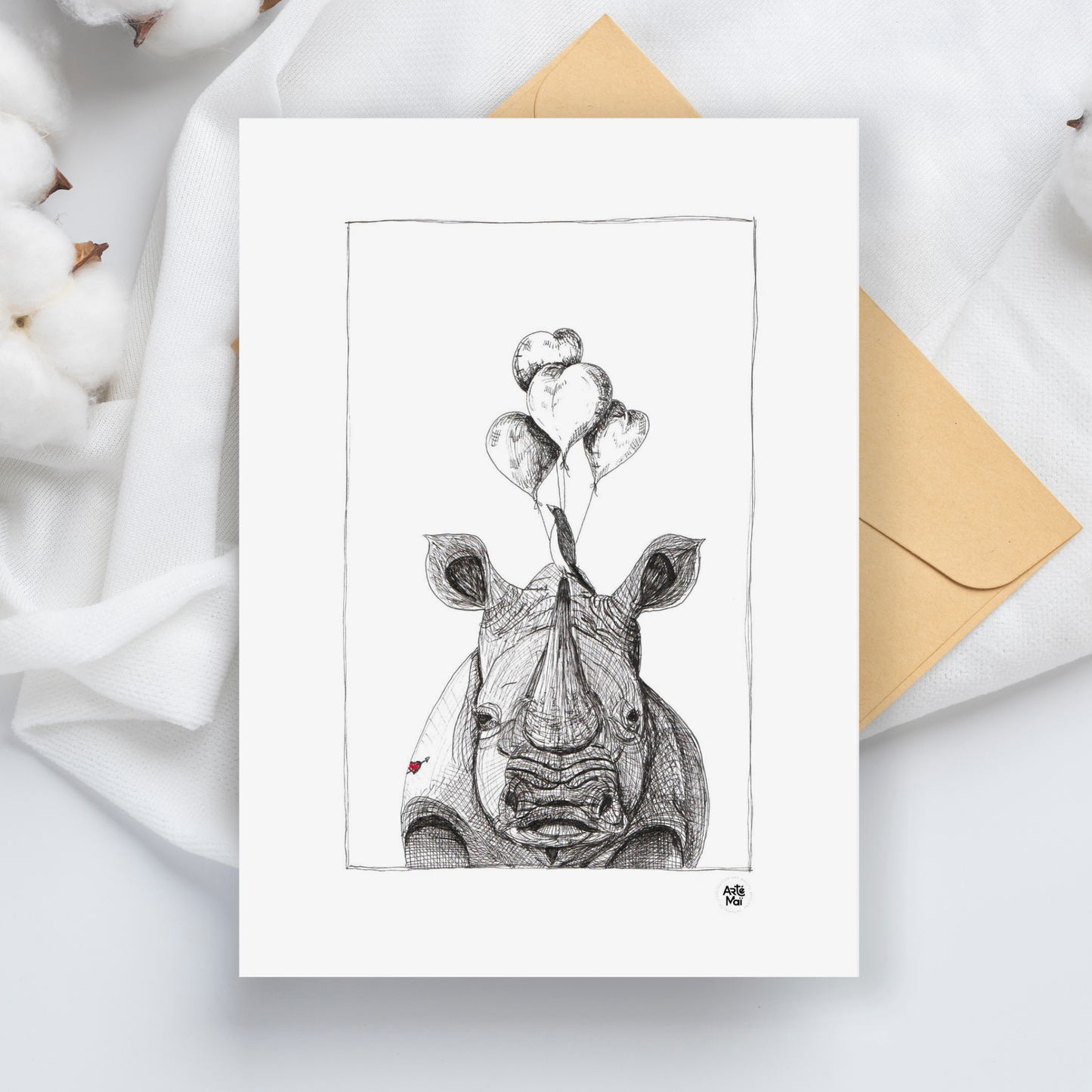 Carte de souhait | Poids plume