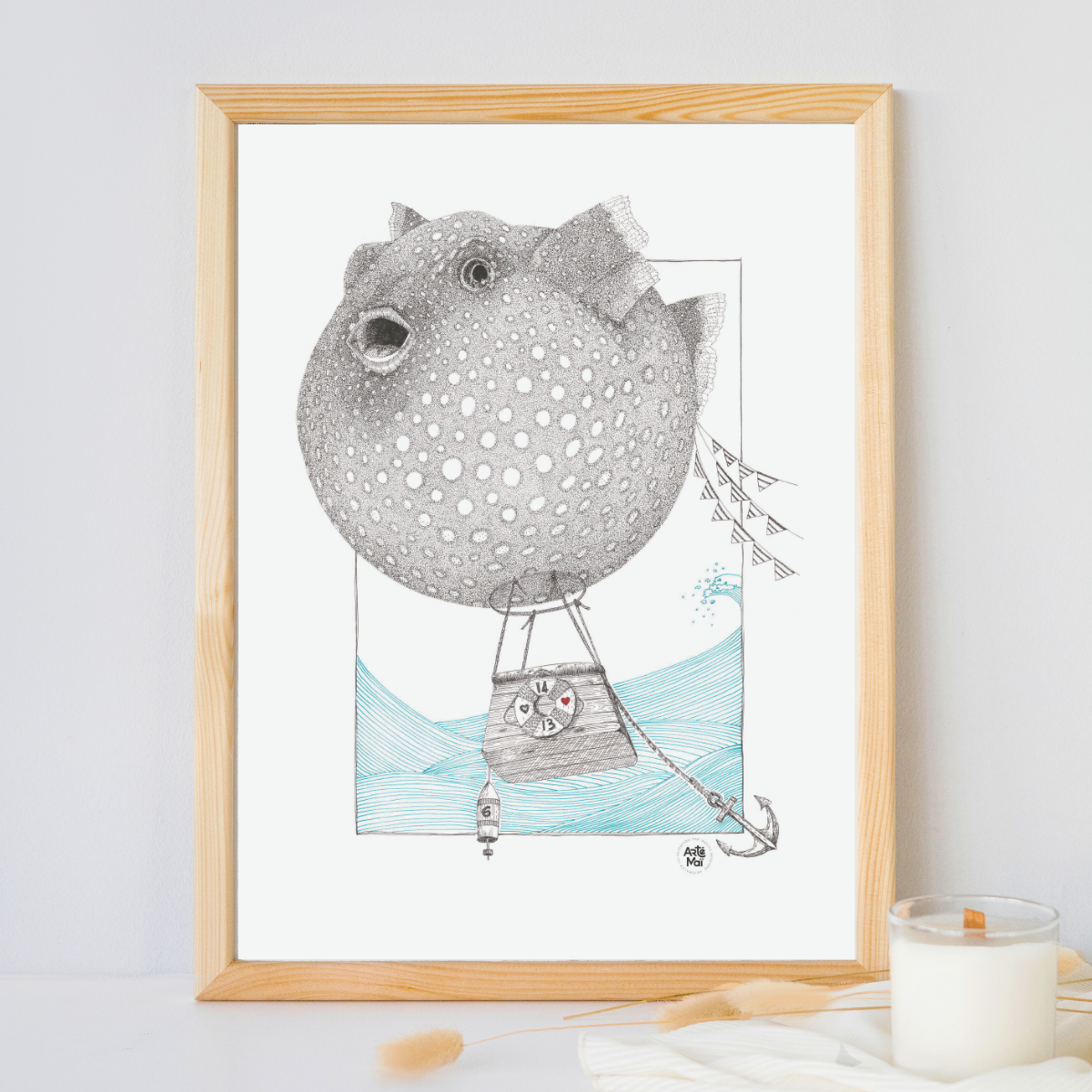 Affiche | Poisson-globe