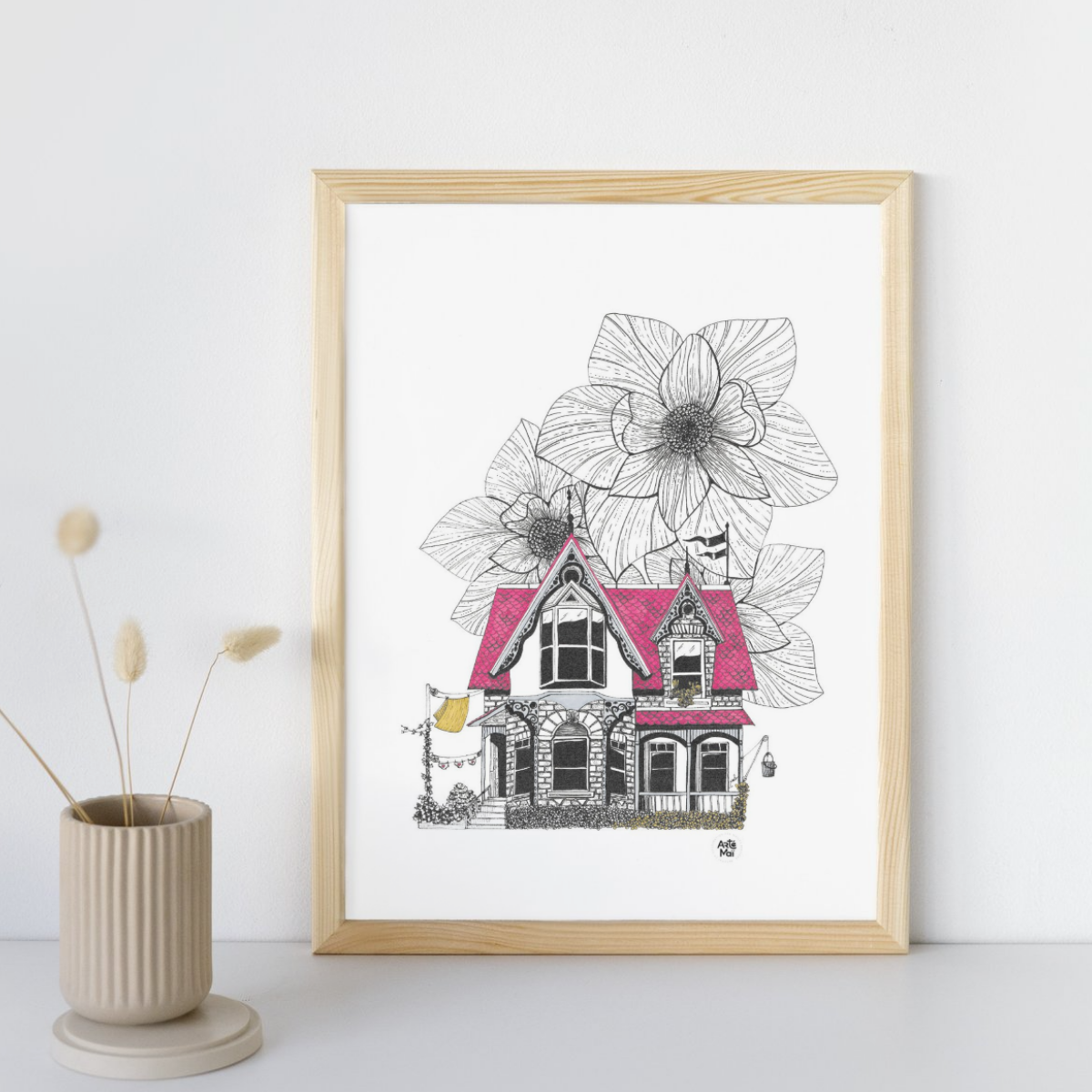 affiche illustree par mailys bessiere artemai illustration montreal quebec canada