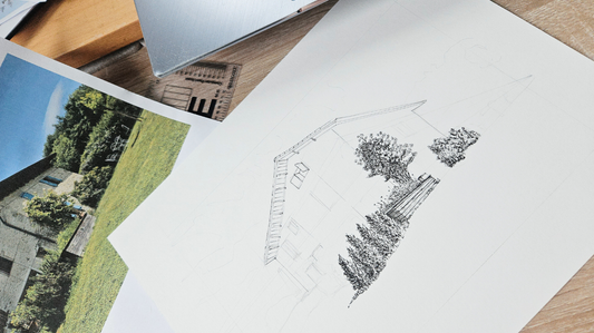 Créer un portrait de maison unique : l’art de transformer vos souvenirs en illustration