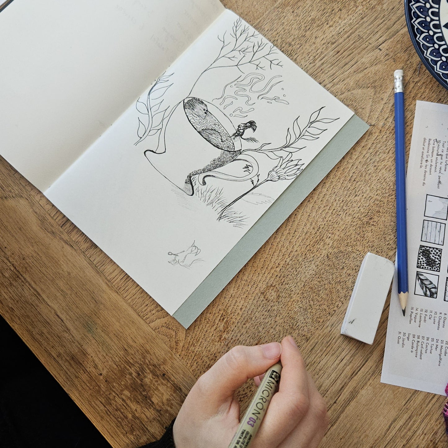 ATELIERS : Dessin au trait  | dessin surréaliste