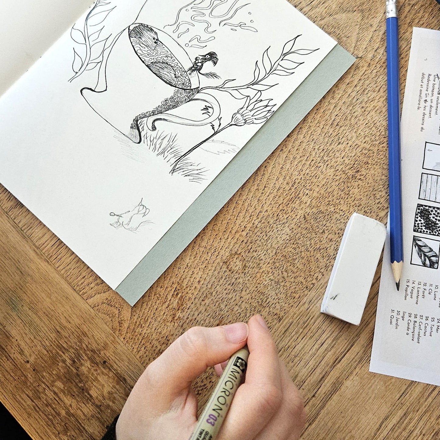 ATELIERS : Dessin au trait  | Explorer le dessin surréaliste