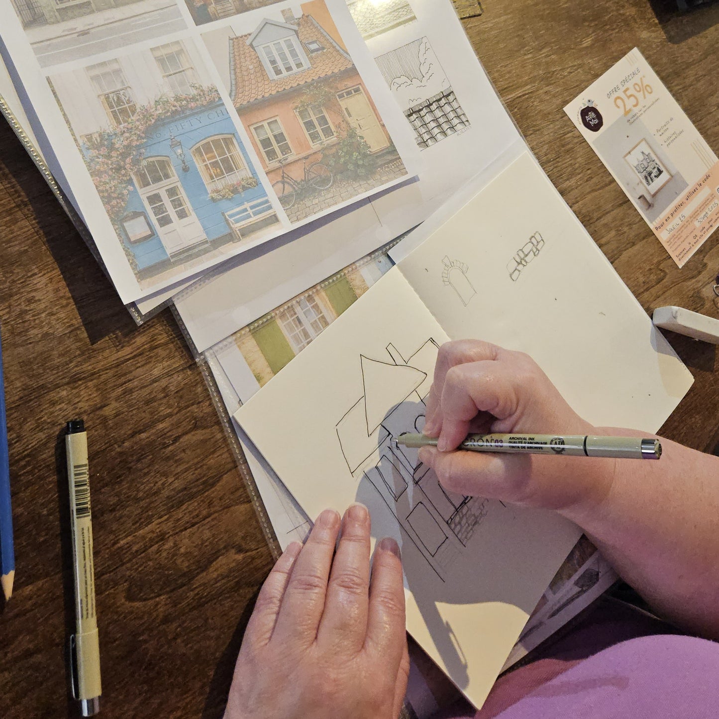 ATELIERS : Dessin au trait  | Les devantures