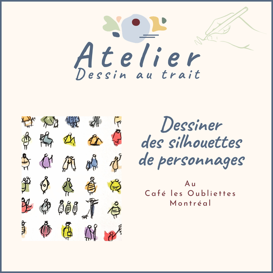 ATELIERS : Dessin au trait  | Dessiner des silhouettes de personnages