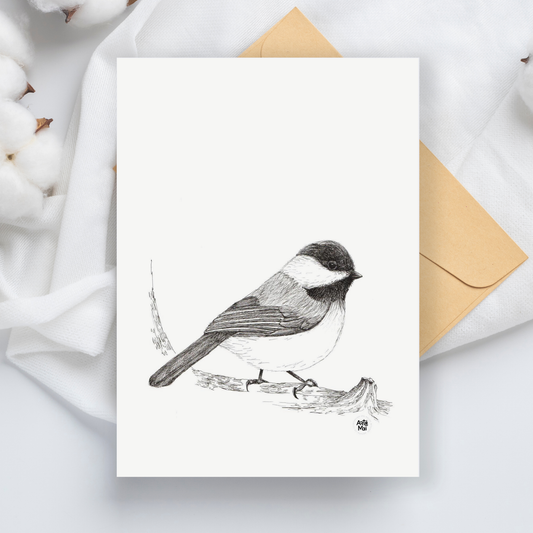 Carte de souhait | Mésange