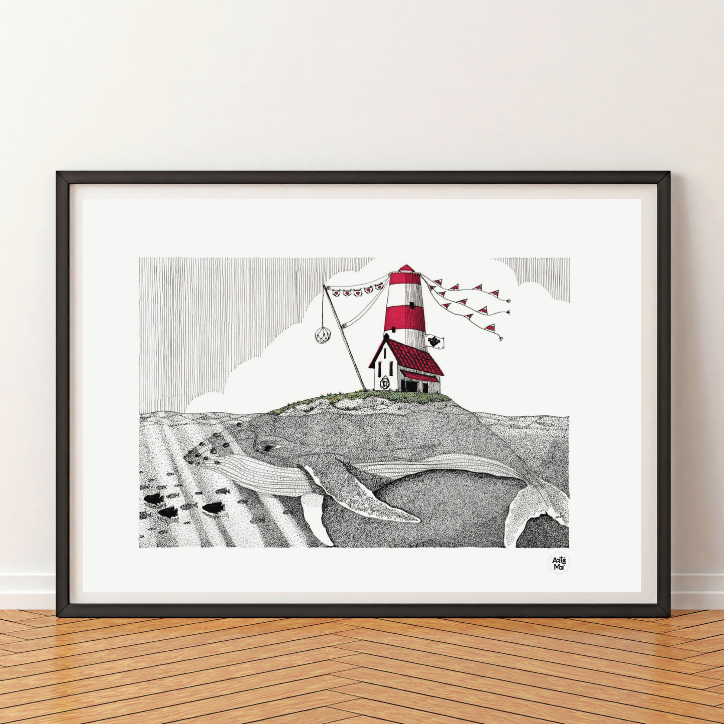 Affiche | Sur le dos de la baleine