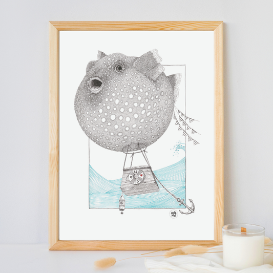 Affiche | Poisson-globe