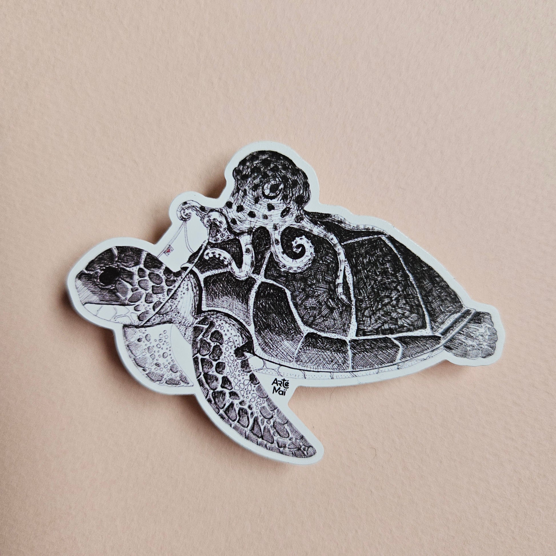 sticker autocollant illustree par mailys bessiere artemai illustration montreal quebec canada